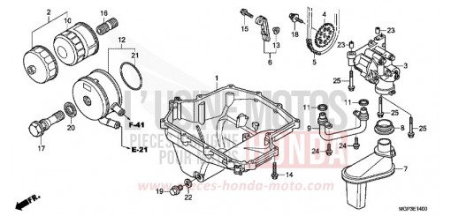CARTER OLIO/POMPA OLIO CBR1000RRD di 2013